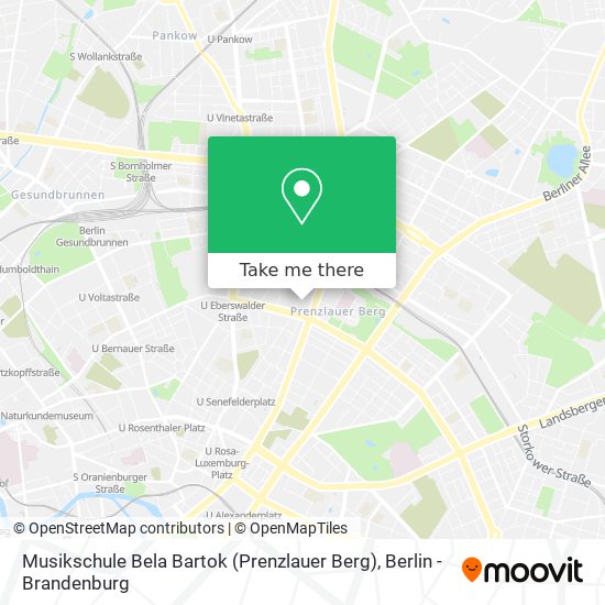 Musikschule Bela Bartok (Prenzlauer Berg) map