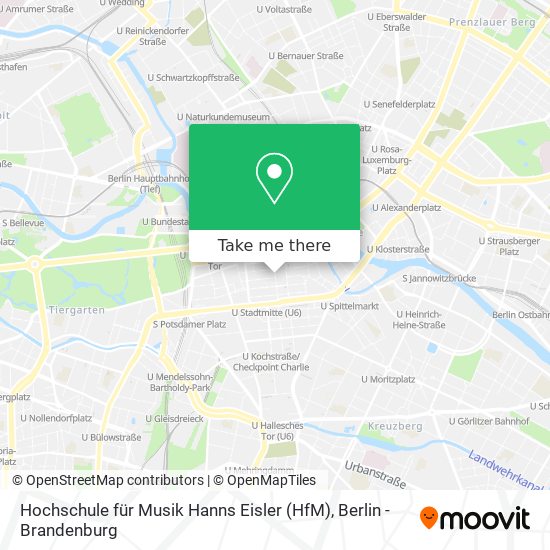 Карта Hochschule für Musik Hanns Eisler (HfM)