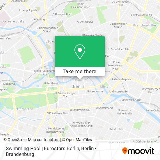 Swimming Pool | Eurostars Berlin map