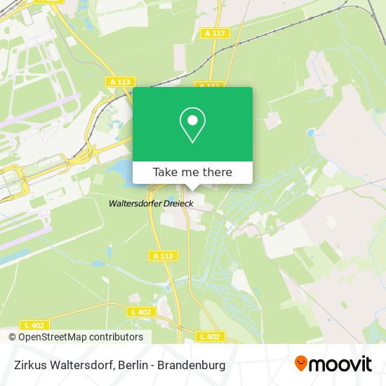 Zirkus Waltersdorf map