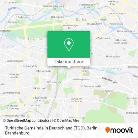 Türkische Gemeinde in Deutschland (TGD) map