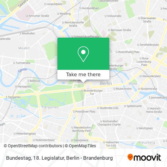 Карта Bundestag, 18. Legislatur