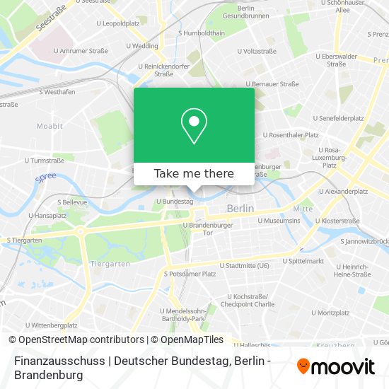 Finanzausschuss | Deutscher Bundestag map