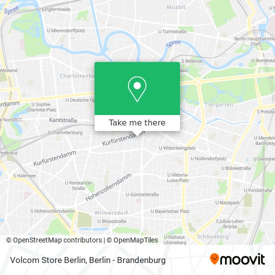 Volcom Store Berlin map