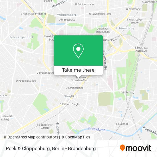 Peek & Cloppenburg map