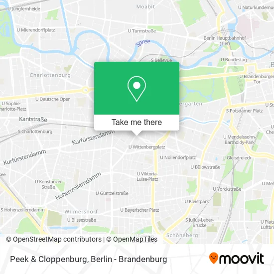 Карта Peek & Cloppenburg