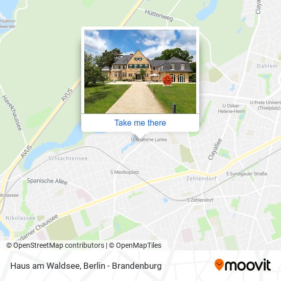 Haus am Waldsee map