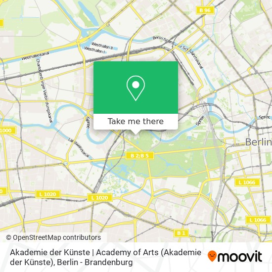 Карта Akademie der Künste | Academy of Arts
