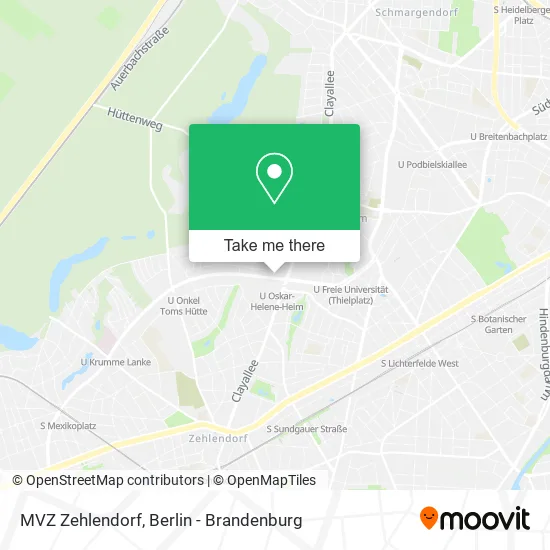 Карта MVZ Zehlendorf