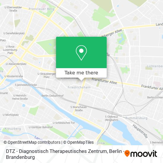 DTZ - Diagnostisch Therapeutisches Zentrum map