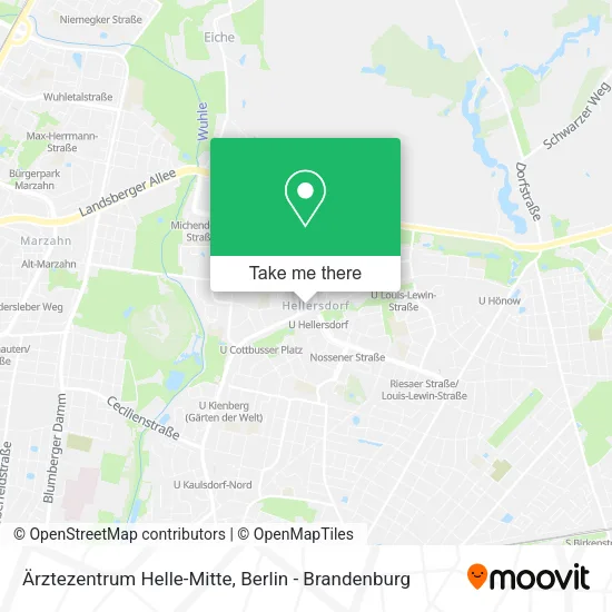 Карта Ärztezentrum Helle-Mitte