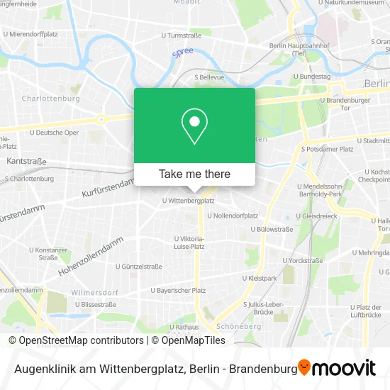 Карта Augenklinik am Wittenbergplatz