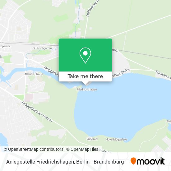 Anlegestelle Friedrichshagen map