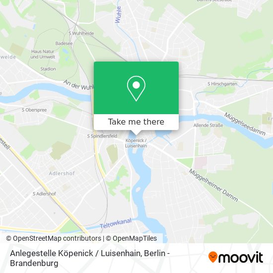 Anlegestelle Köpenick / Luisenhain map