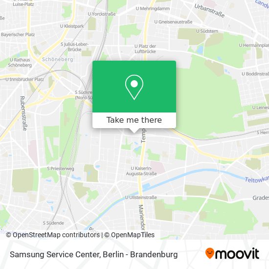 Карта Samsung Service Center