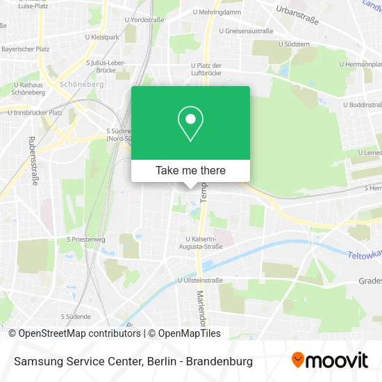 Карта Samsung Service Center