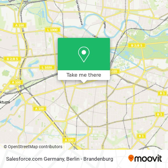 Salesforce.com Germany map