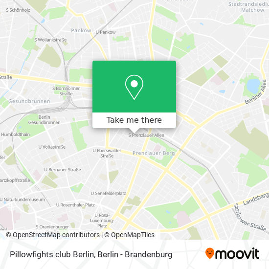 Карта Pillowfights club Berlin