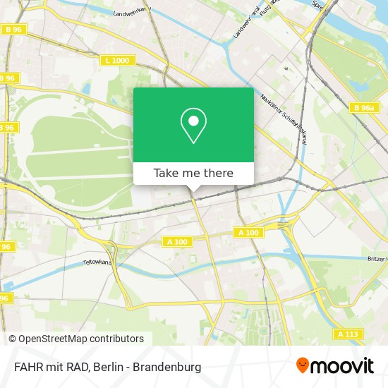 FAHR mit RAD map