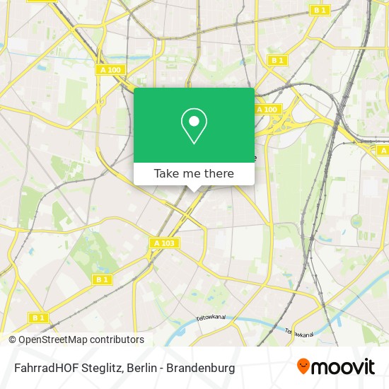 Карта FahrradHOF Steglitz