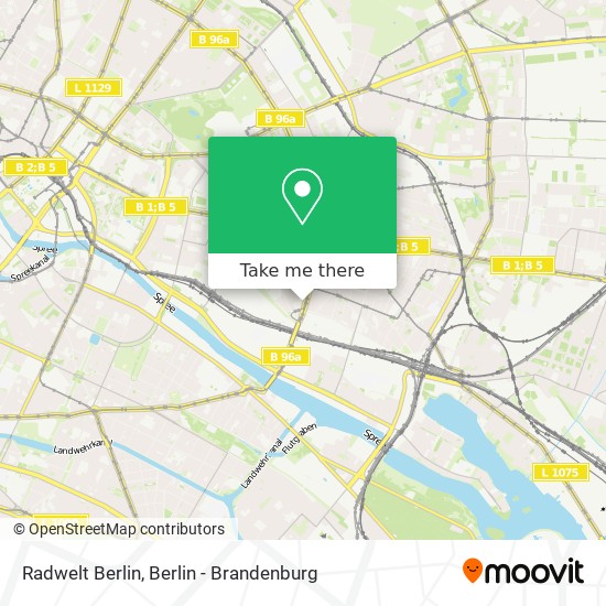 Radwelt Berlin map