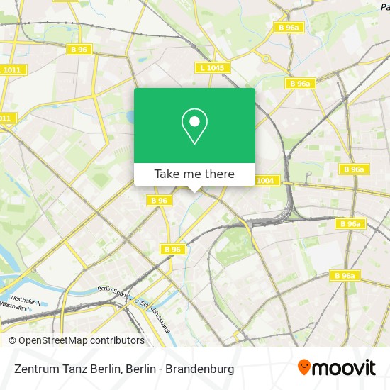 Zentrum Tanz Berlin map