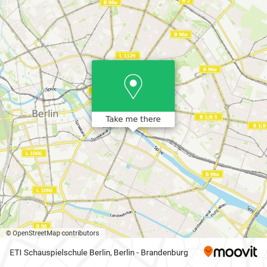 ETI Schauspielschule Berlin map