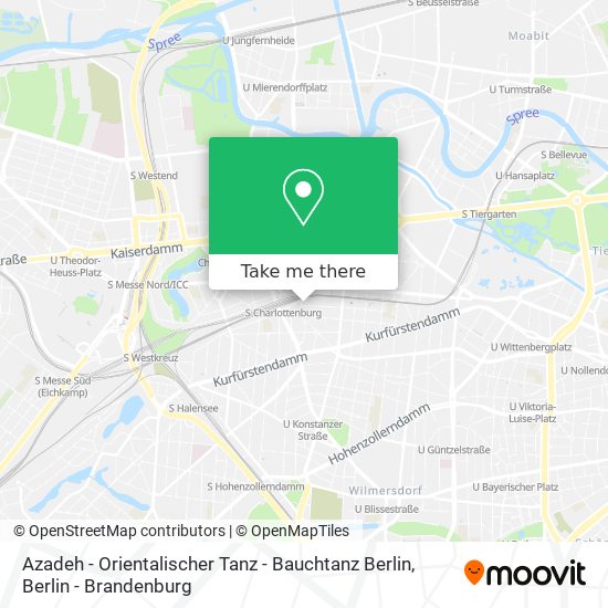 Azadeh - Orientalischer Tanz - Bauchtanz Berlin map