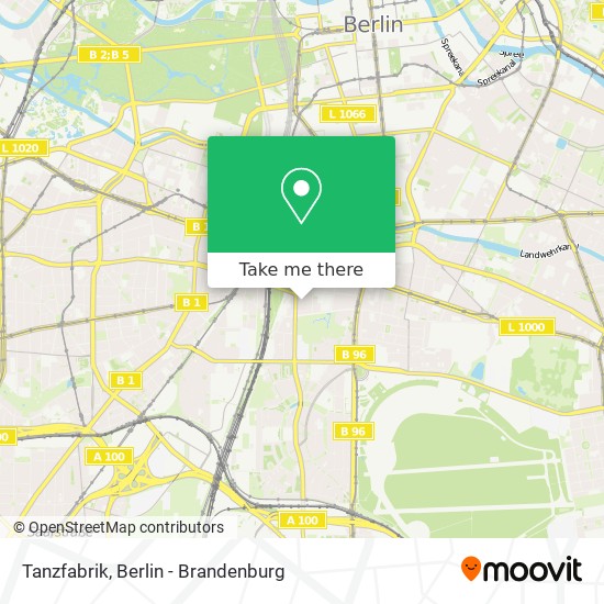 Tanzfabrik map