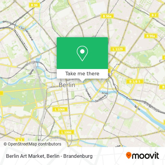 Berlin Art Market map