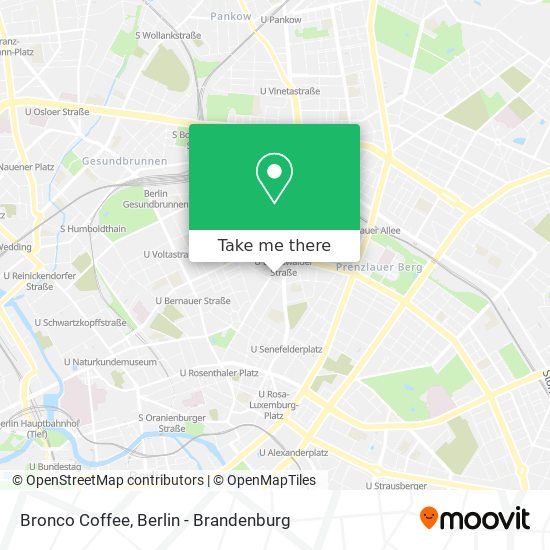 Bronco Coffee map