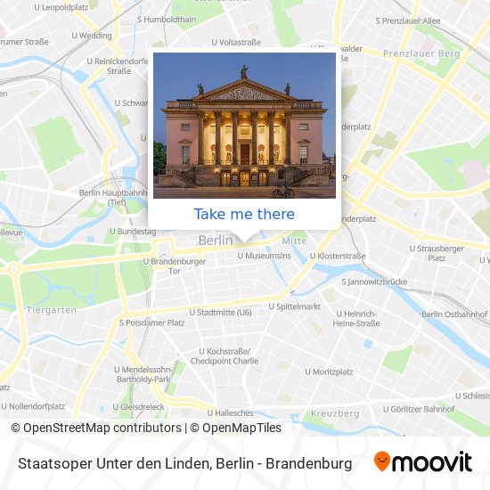 Staatsoper Unter den Linden map