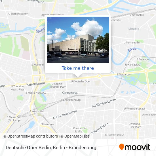 Deutsche Oper Berlin map
