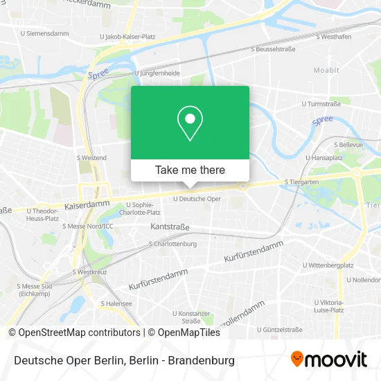 Карта Deutsche Oper Berlin