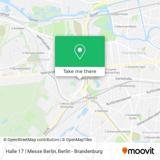 Карта Halle 17 | Messe Berlin