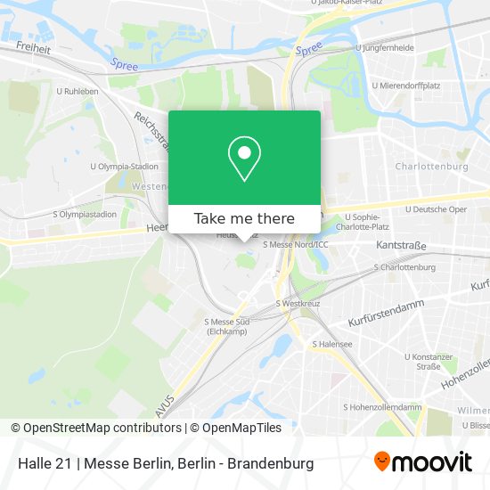 Карта Halle 21 | Messe Berlin