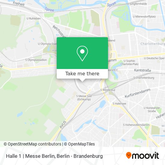 Halle 1 | Messe Berlin map