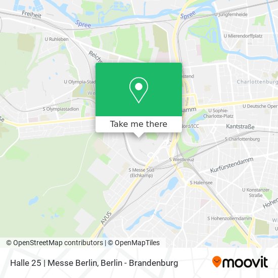 Карта Halle 25 | Messe Berlin