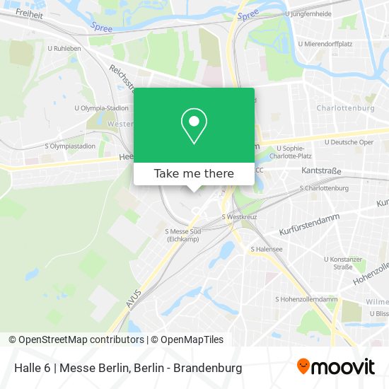 Карта Halle 6 | Messe Berlin