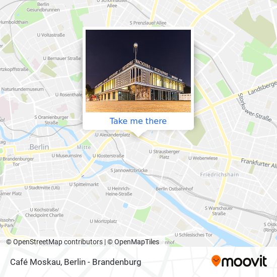 Café Moskau map