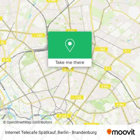 Internet Telecafe Spätkauf map