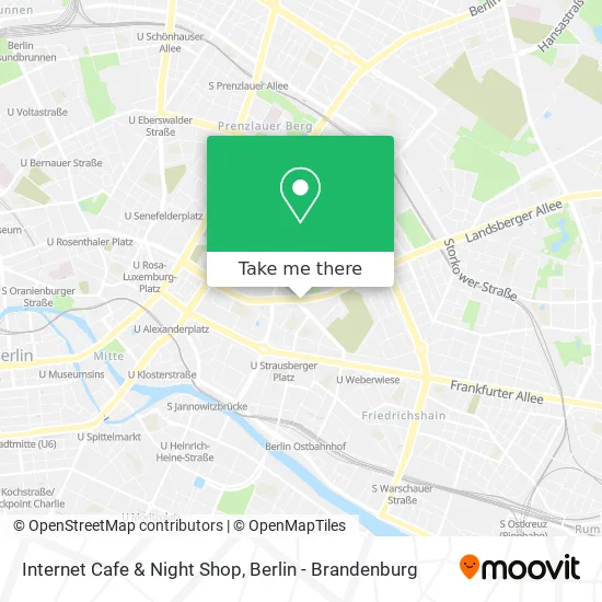 Internet Cafe & Night Shop map