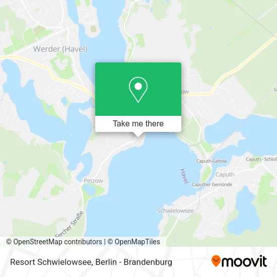 Карта Resort Schwielowsee
