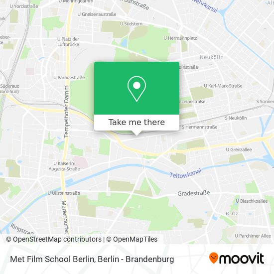 Met Film School Berlin map