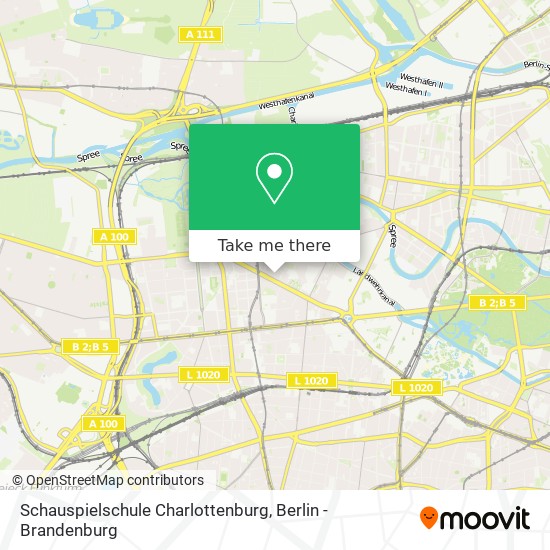 Карта Schauspielschule Charlottenburg
