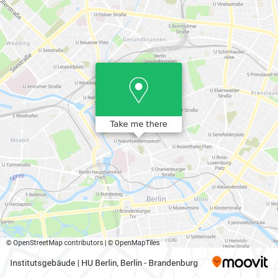 Карта Institutsgebäude | HU Berlin