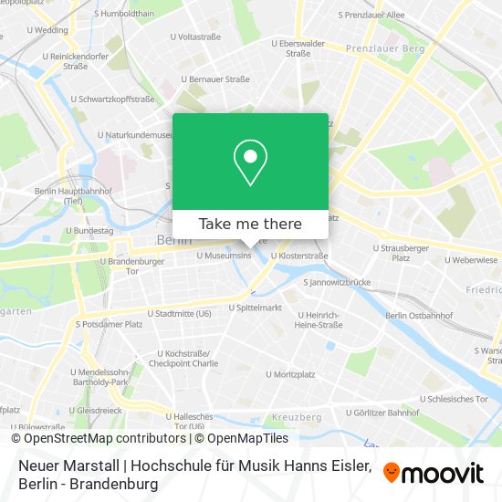 Neuer Marstall | Hochschule für Musik Hanns Eisler map