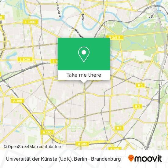 Universität der Künste (UdK) map