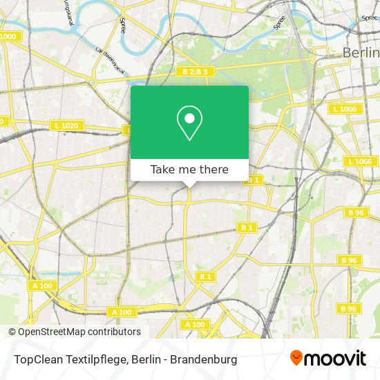 TopClean Textilpflege map