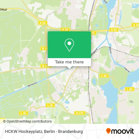 HCKW Hockeyplatz map